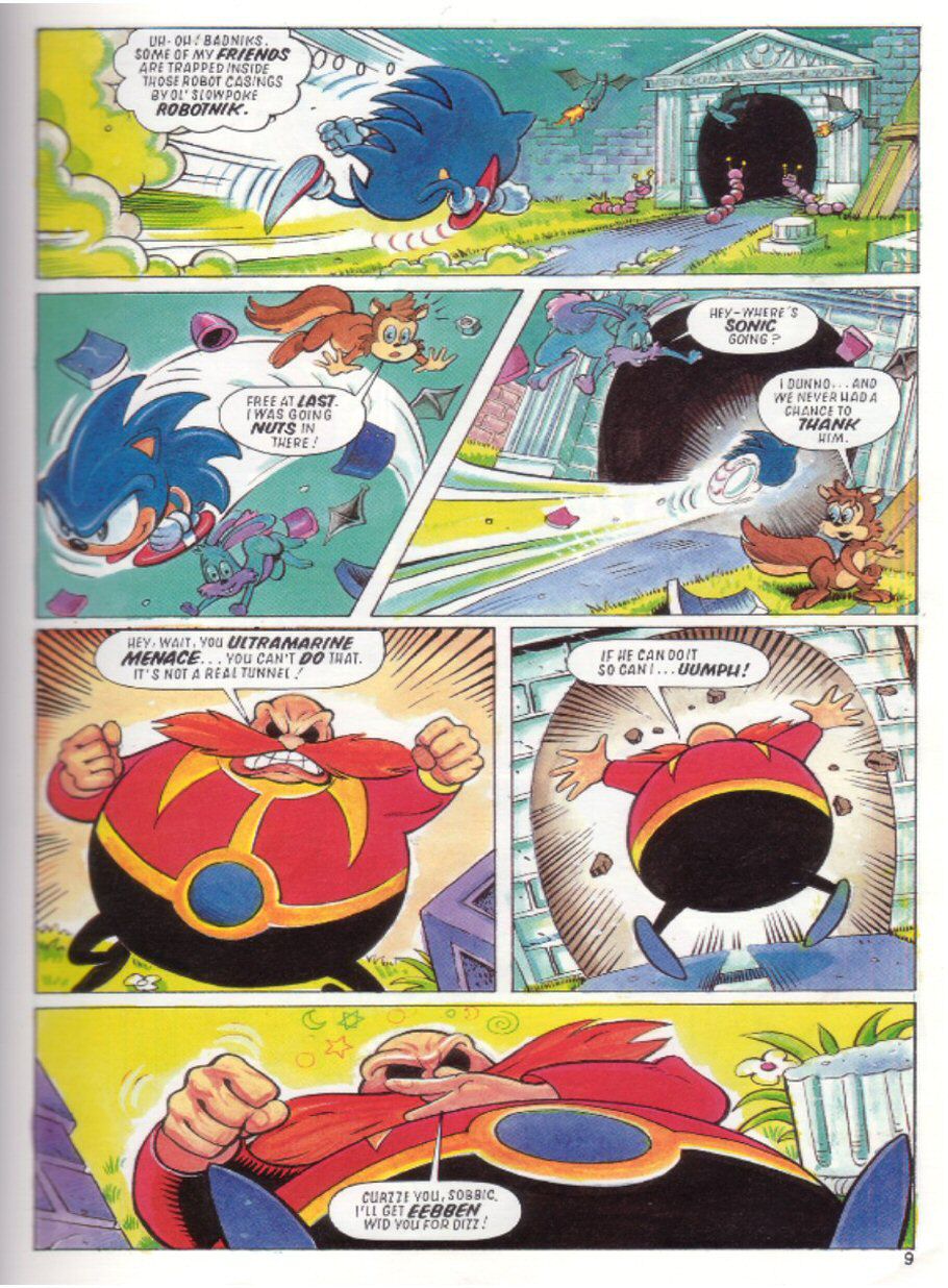 Sonic the Hedgehog Yearbook 1991 Page 8